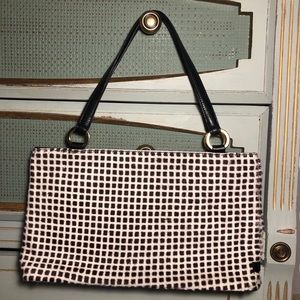 KATE ♠️ SPADE   Printed calf hide/leather handbag